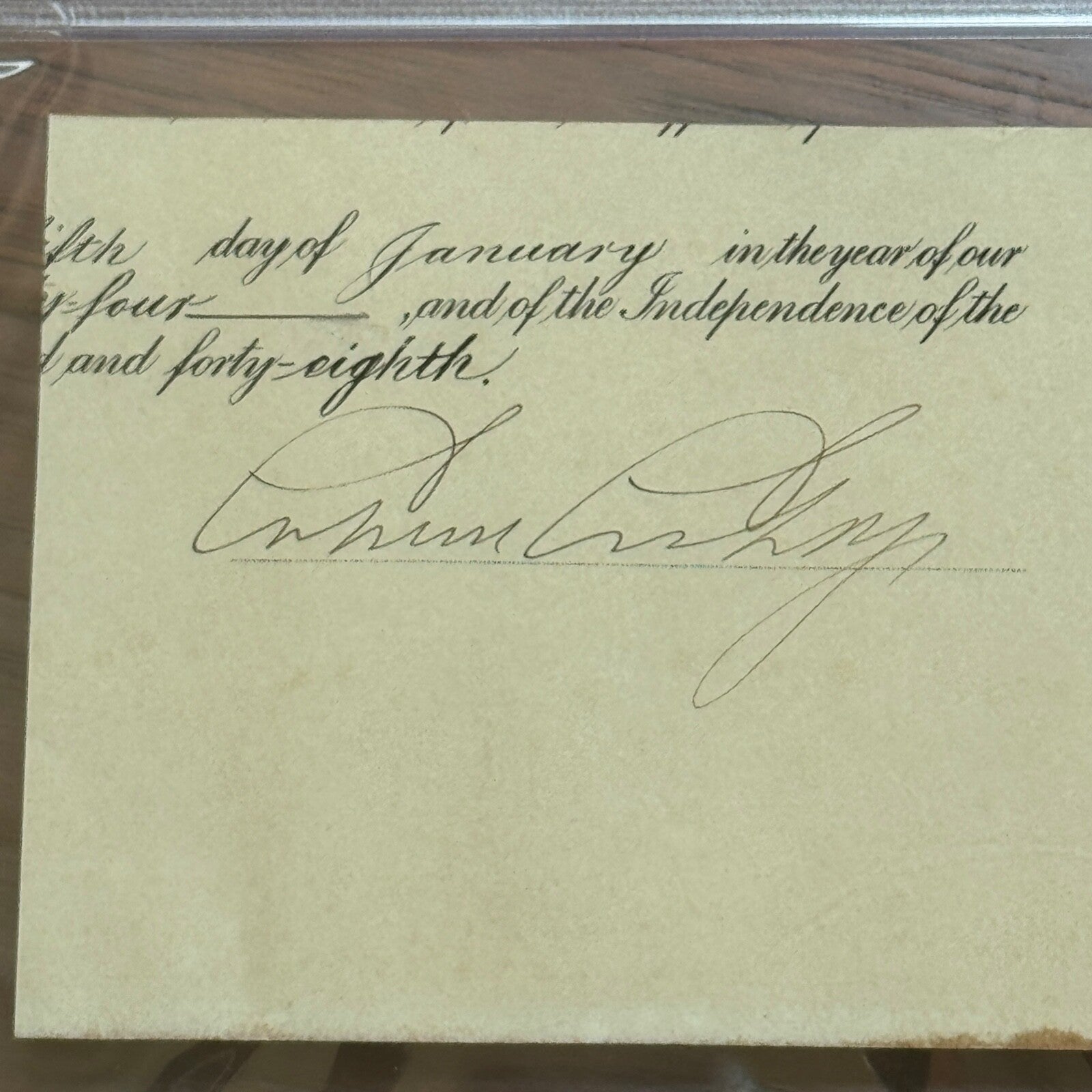 CALVIN COOLIDGE * PSA/DNA * Cut Signature AS PRESIDENT Autograph Signed