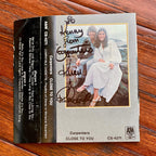 CARPENTERS * JSA * Karen & Richard Autograph CLOSE TO YOU Cassette  Tape SIGNED