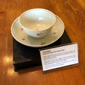 JOHN ADAMS * Personally OWNED & USED Teacup & Saucer * Boston Tea Party