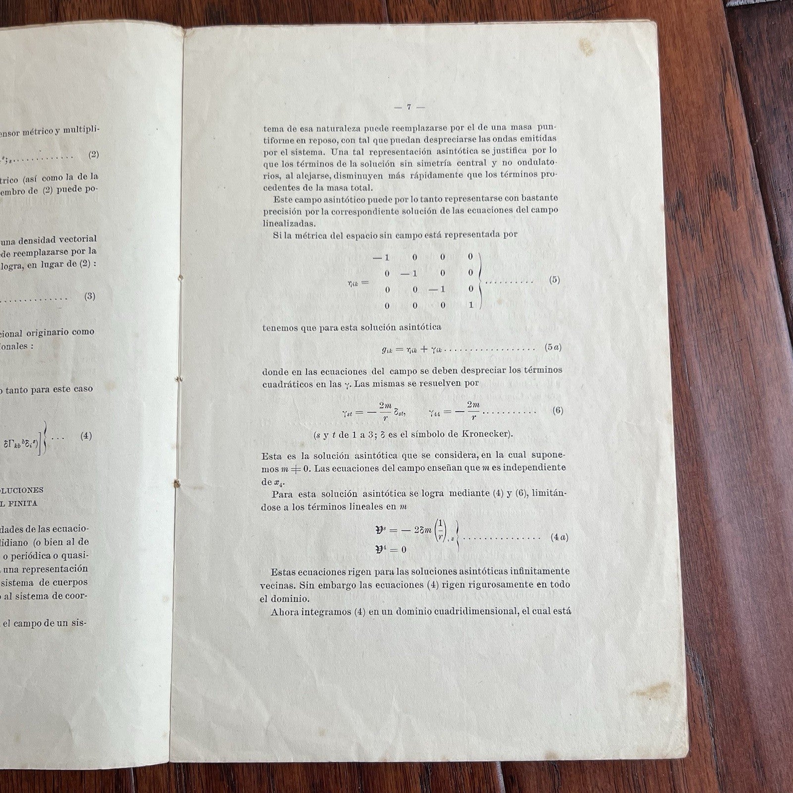 ALBERT EINSTEIN * PSA * Autograph THEORETICAL PHYSICS Signed * Rik = 0 Equation
