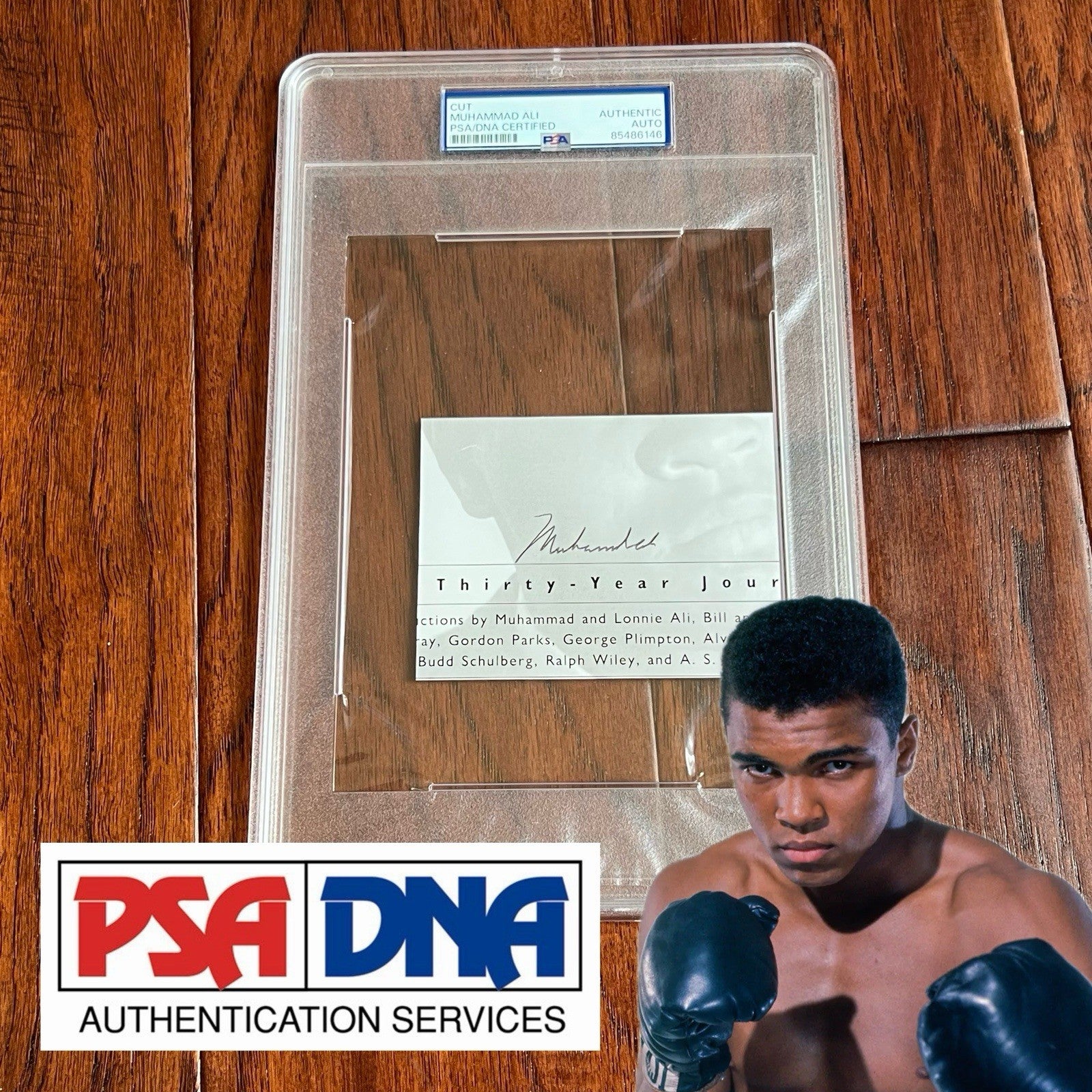 MUHAMMAD ALI * PSA/DNA * Autograph Cut Signature Signed