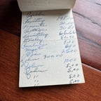 JACK RUBY * BAS * Oswald Shooter Mini HANDWRITTEN NOTEPAD * not Autograph Signed