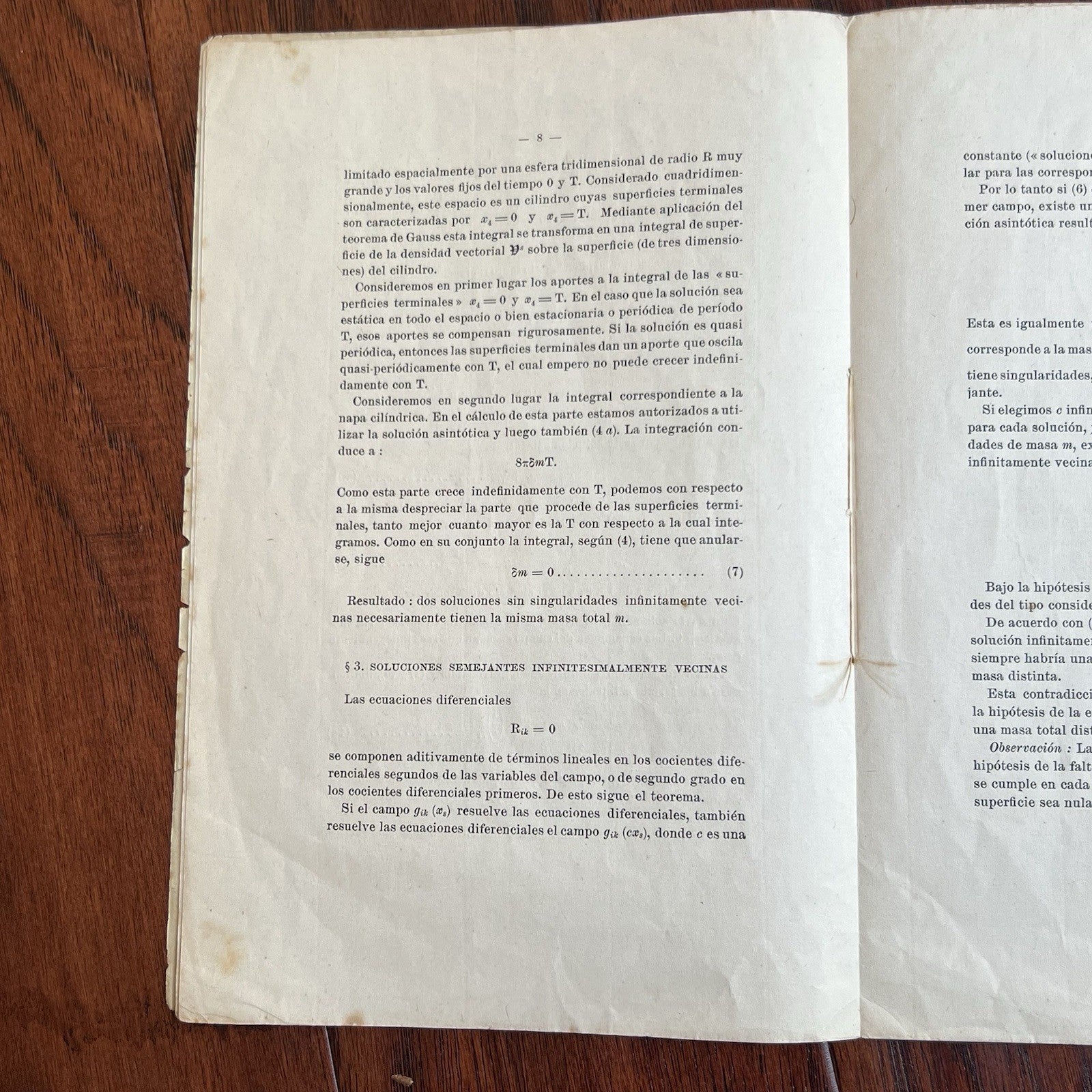 ALBERT EINSTEIN * PSA * Autograph THEORETICAL PHYSICS Signed * Rik = 0 Equation