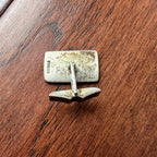 APOLLO 12 * LUNAR SURFACE FLOWN Cross Cufflinks * ALAN BEAN * MOON Autograph COA