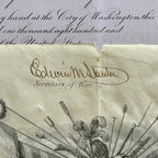 GEORGE CUSTER * PSA * Autograph MAJOR GEN. Promotion Signed by ANDREW JOHNSON