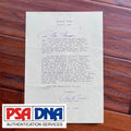RICHARD NIXON * PSA/DNA Autograph Letter on RESIGNATION & MEMOIRS Signed * 1981