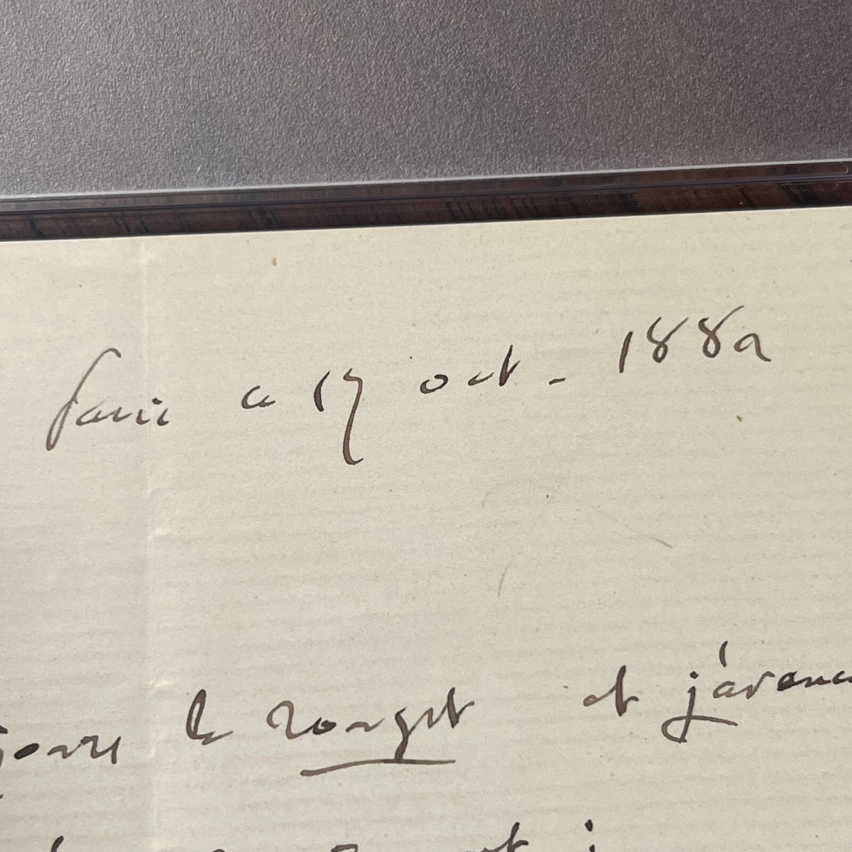 LOUIS PASTEUR * PSA/DNA * Autograph Letter Testing His Vaccine for Pigs Signed