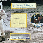 APOLLO 11 * PSA * Crew Signed Card Autographs * Neil Armstrong Aldrin Collins