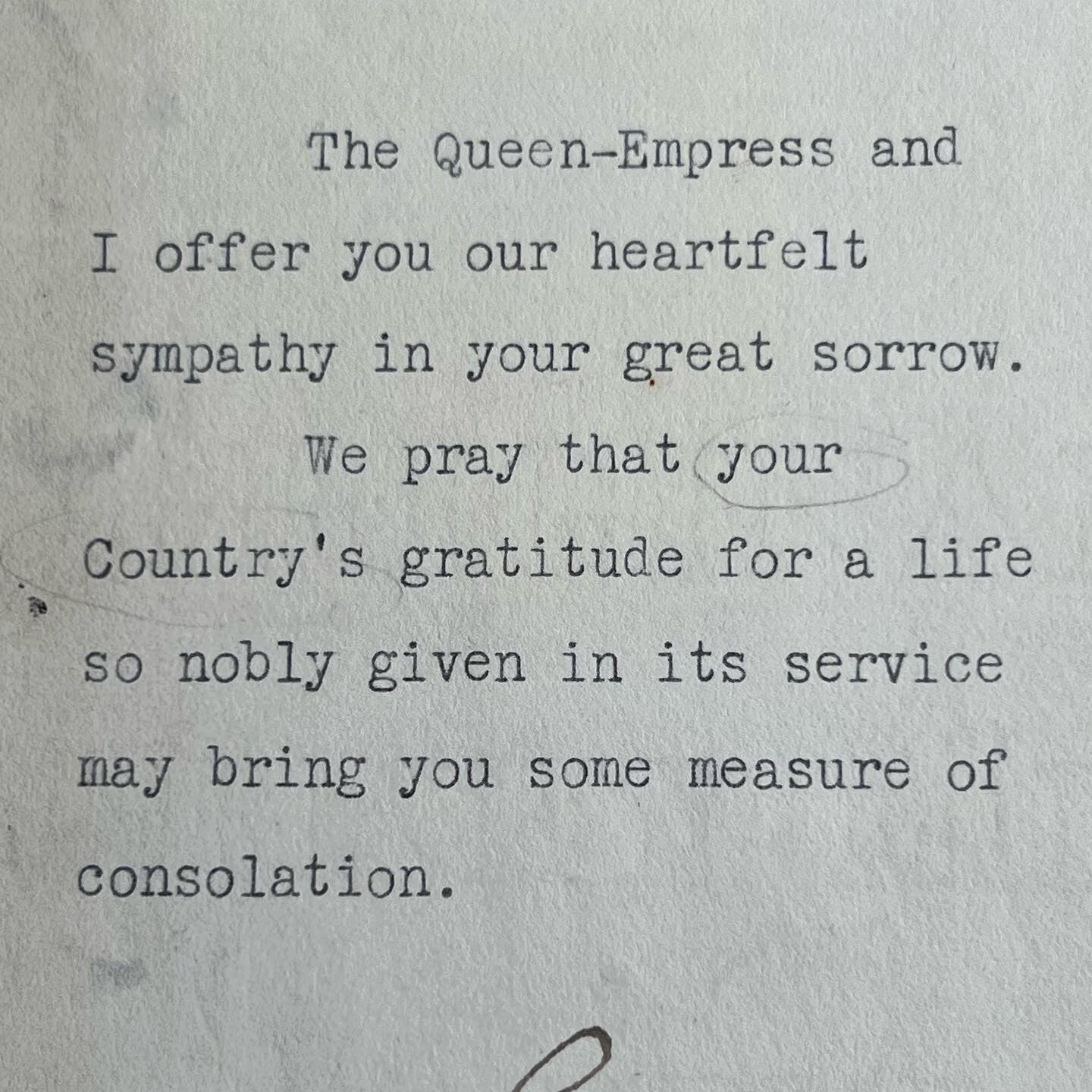 KING GEORGE VI * JSA * Signed Autograph Letter Sent to Family of KIA Soldiers