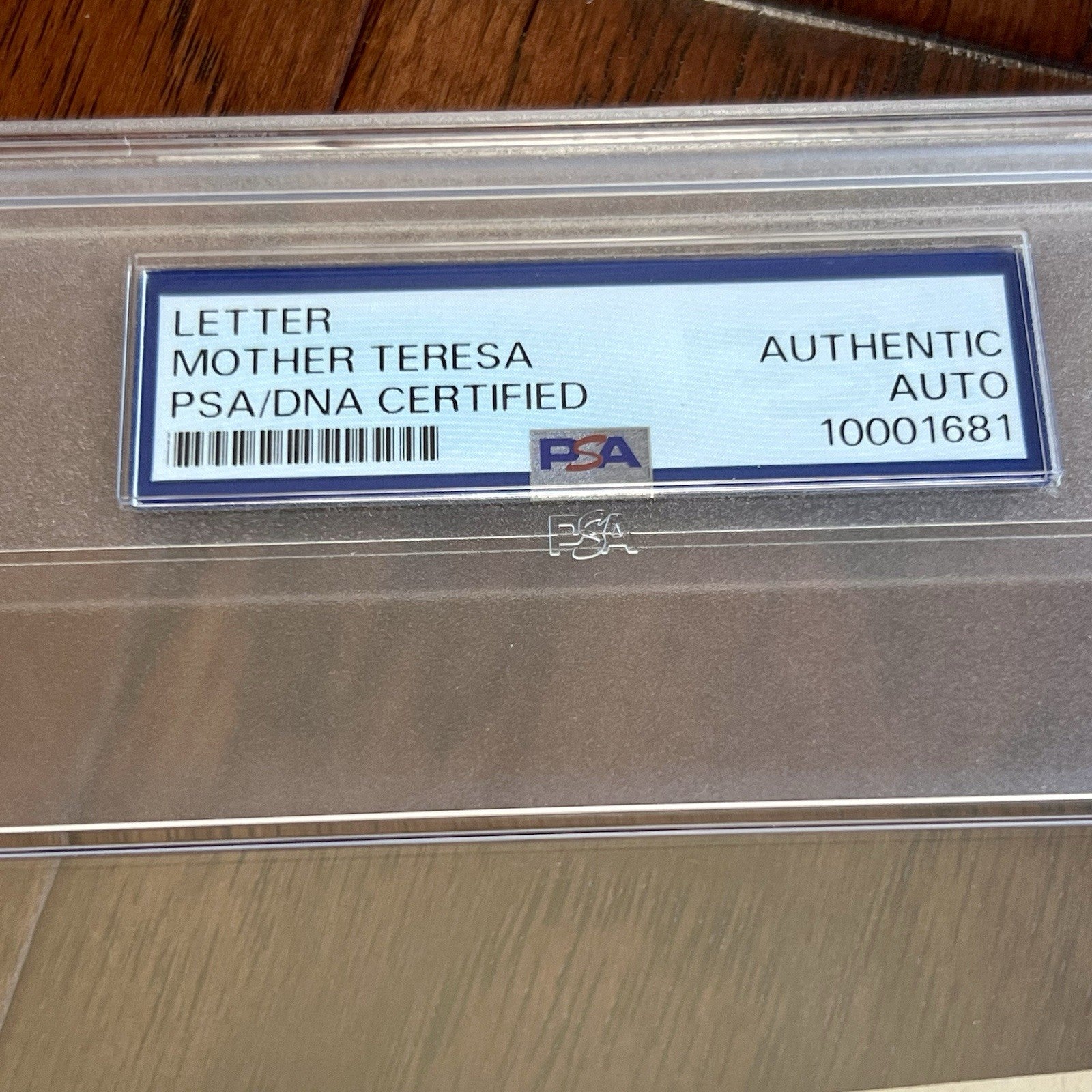 MOTHER TERESA * PSA * Autograph MISSIONARIES Letter SIGNED * Catholic SAINT