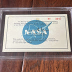 APOLLO 11 * PSA * NASA Blue VIP LAUNCH PASS 1969 Moon Landing Ticket Kennedy KSC