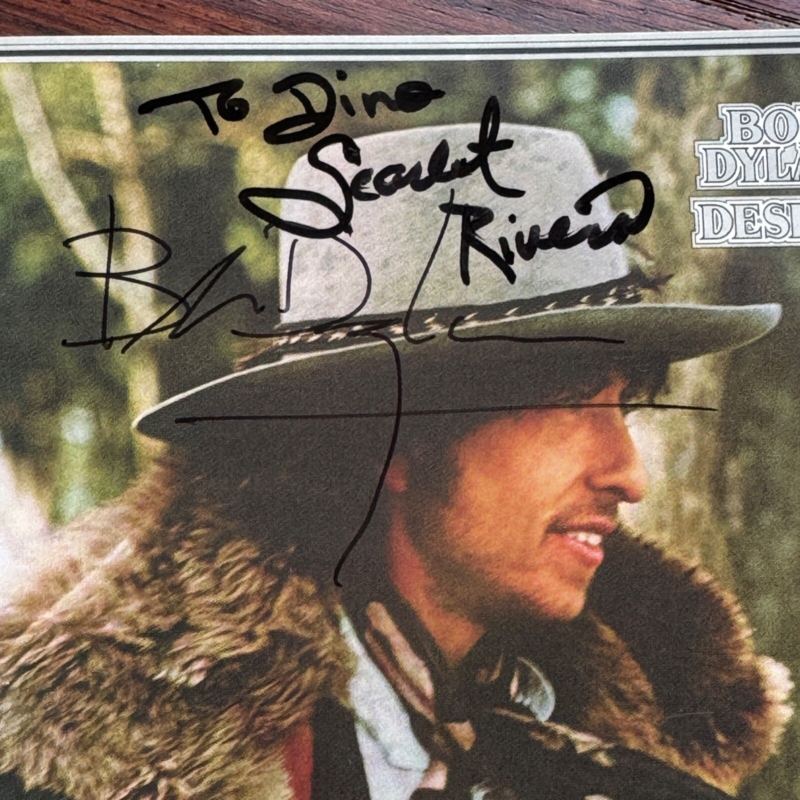BOB DYLAN * JSA * Autograph "DESIRE" CD Cover Signed * Scarlet Rivera