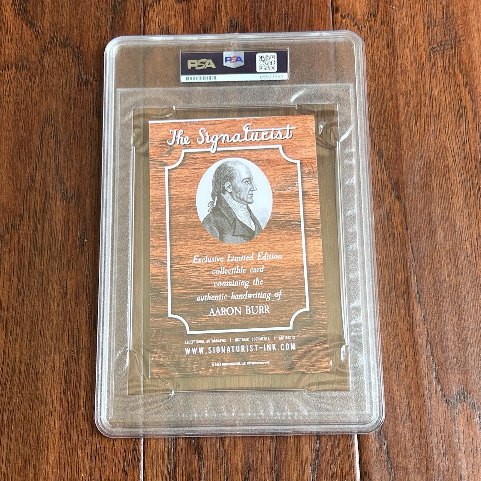 AARON BURR * PSA * Handwritten Autograph Letter Signed Dueled Alexander Hamilton