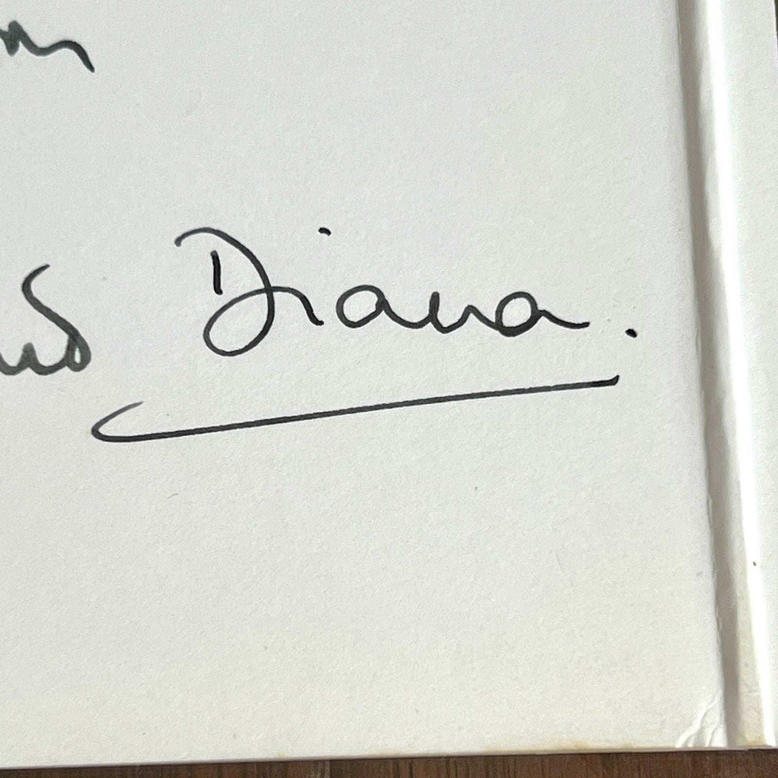 PRINCESS DIANA & KING CHARLES III * PSA * Autograph Family Xmas Card Signed 1983