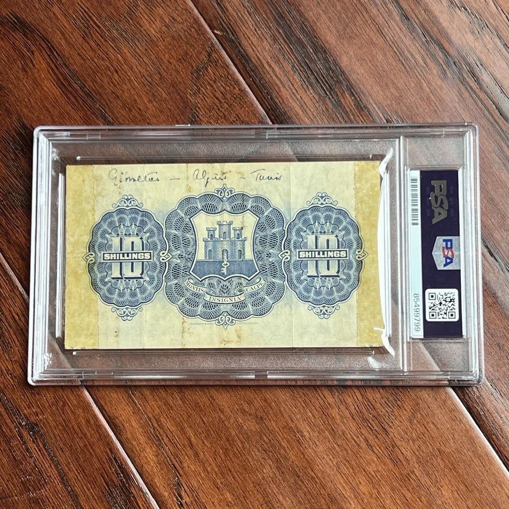 WINSTON S. CHURCHILL * Anthony Eden & Others 1943 SIGNED CURRENCY Autograph PSA