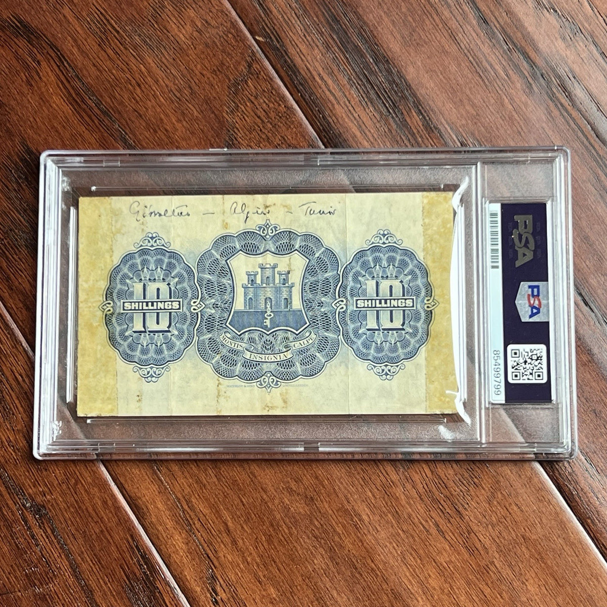 WINSTON S. CHURCHILL * Anthony Eden & Others 1943 SIGNED CURRENCY Autograph PSA