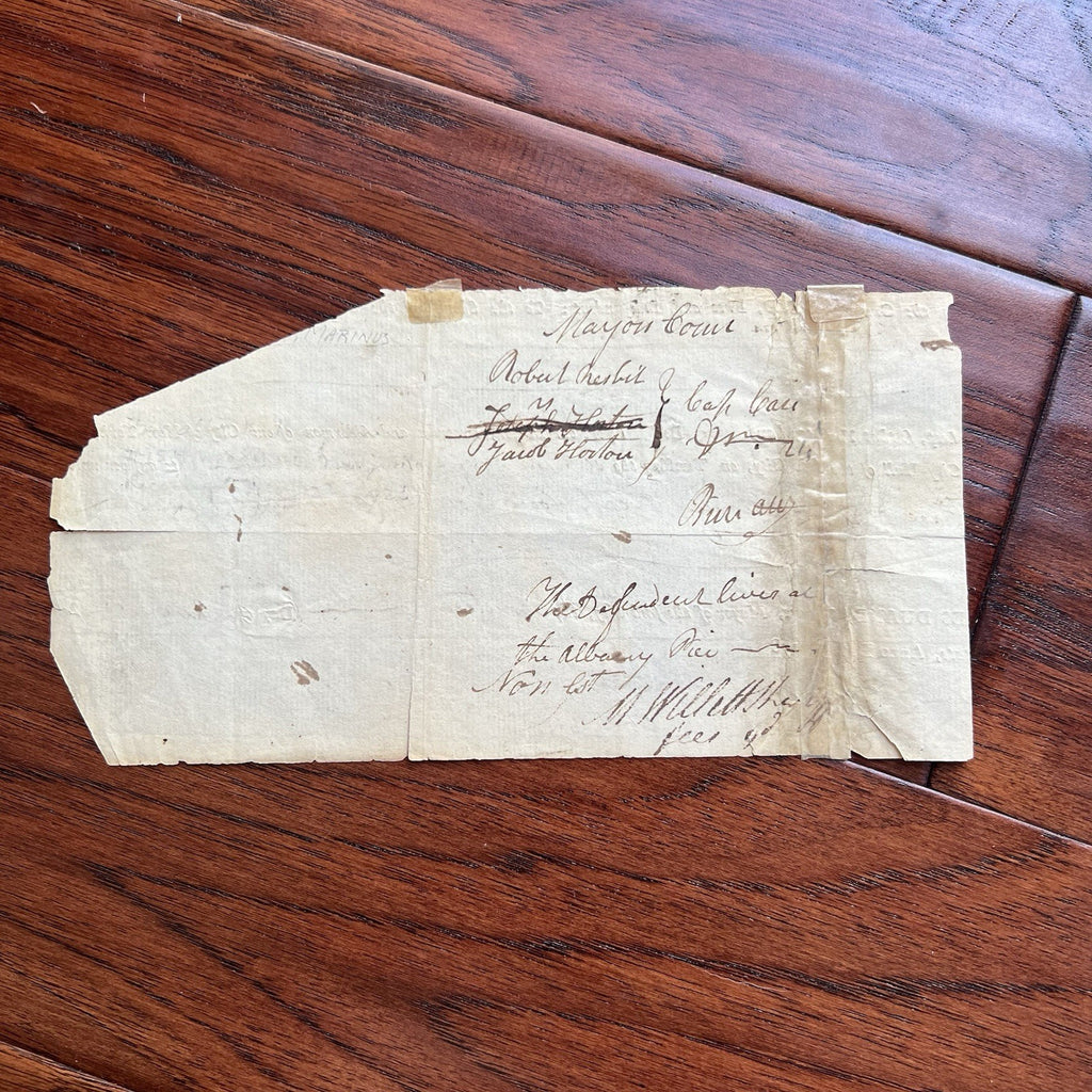 AARON BURR * JSA * With Sons of Liberty Member Autograph Legal Document Signed