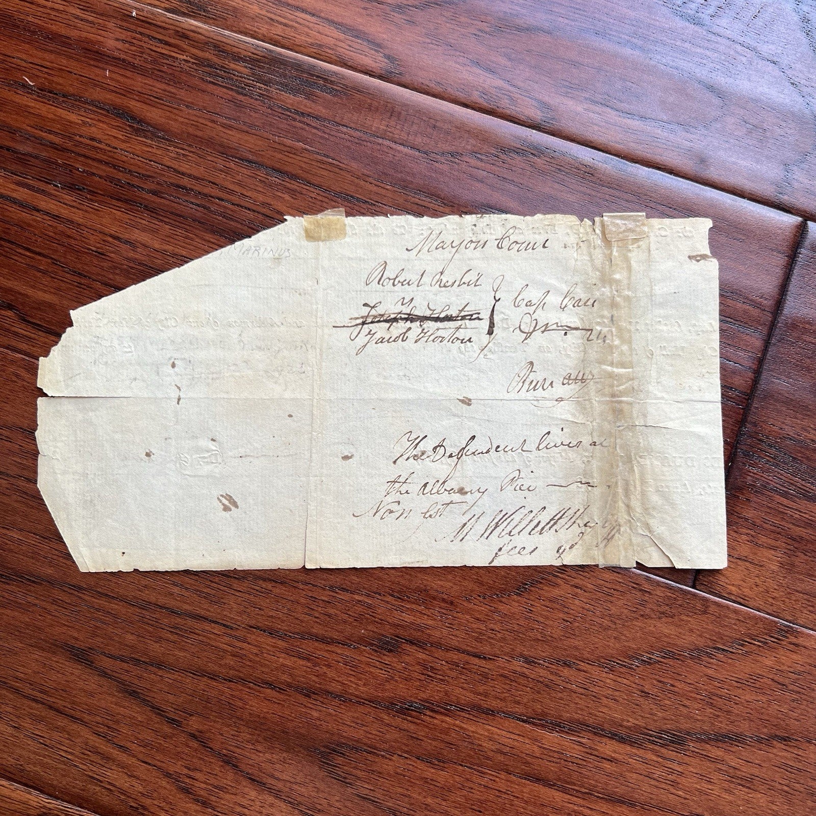 AARON BURR * JSA * With Sons of Liberty Member Autograph Legal Document Signed