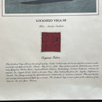 AMELIA EARHART * Original LARGE Flown Vega 5B Fabric Ex Smithsonian Institution