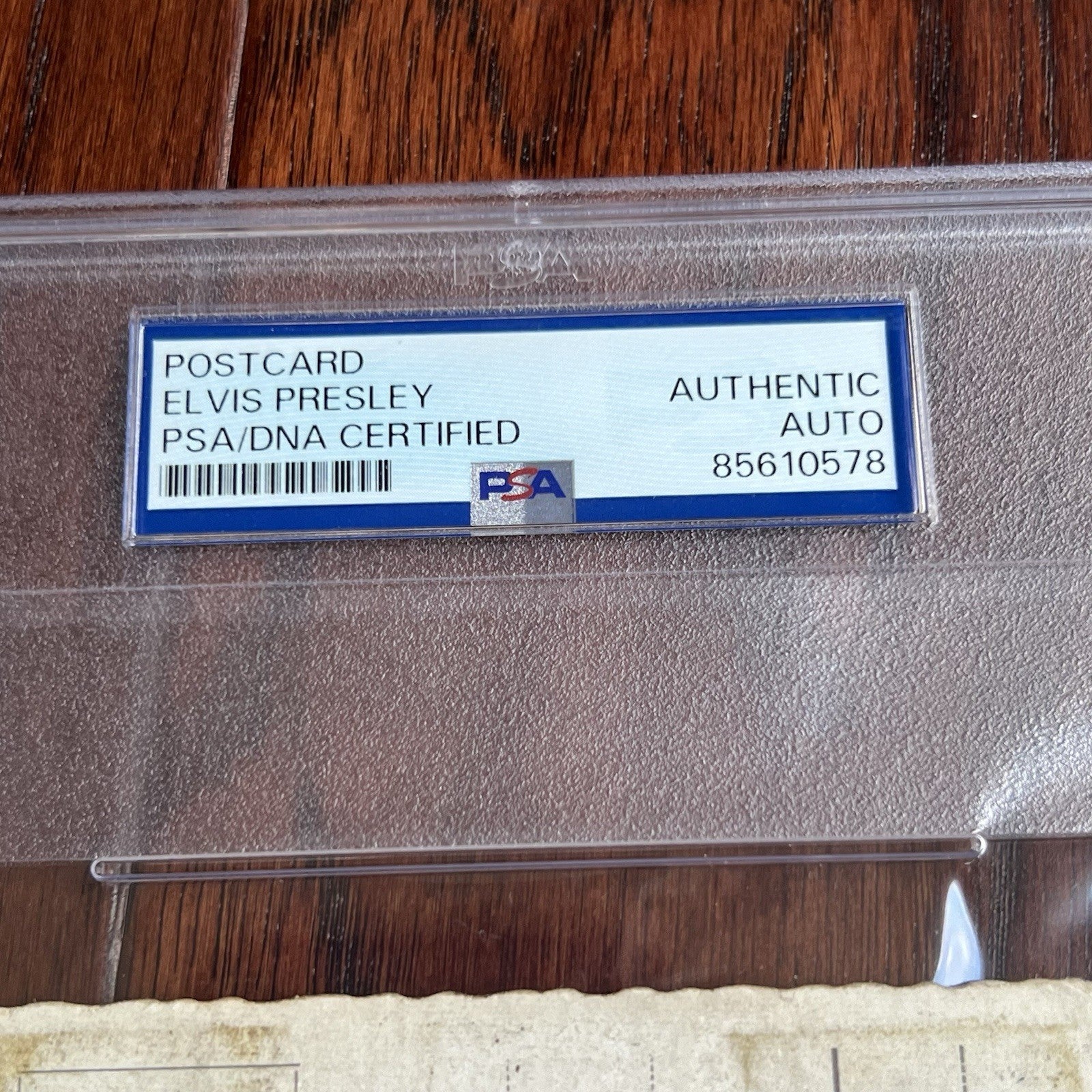 ELVIS PRESLEY * PSA * Autograph LOVING YOU German Postcard Signed * Plus VERNON