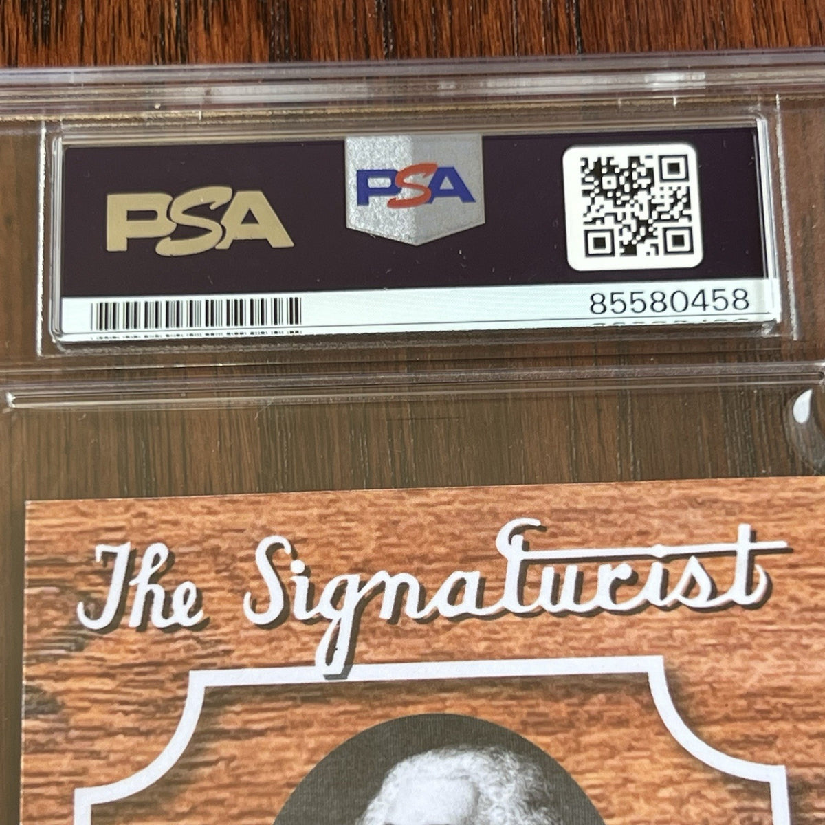 MARQUIS DE LAFAYETTE * PSA * Graded NM-MT 8 Autograph Cut CUSTOM CARD Signed