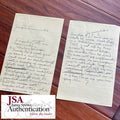 THOMAS EDISON * JSA * AUTOGRAPH Secret SUBMARINE EXPERIMENT Note SIGNED * WWI