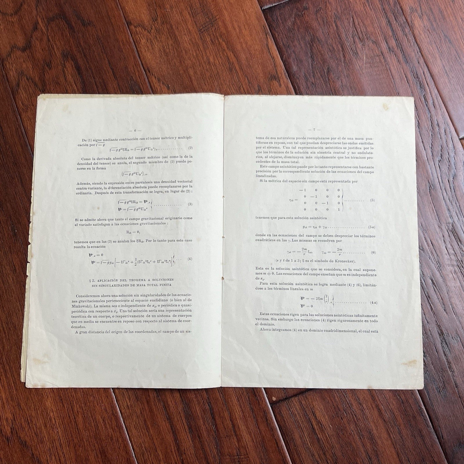 ALBERT EINSTEIN * PSA * Autograph THEORETICAL PHYSICS Signed * Rik = 0 Equation