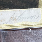 ANDREW JOHNSON * PSA * Autograph Cut Signature CDV Signed President Photograph