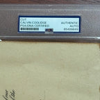 CALVIN COOLIDGE * PSA/DNA * Cut Signature AS PRESIDENT Autograph Signed