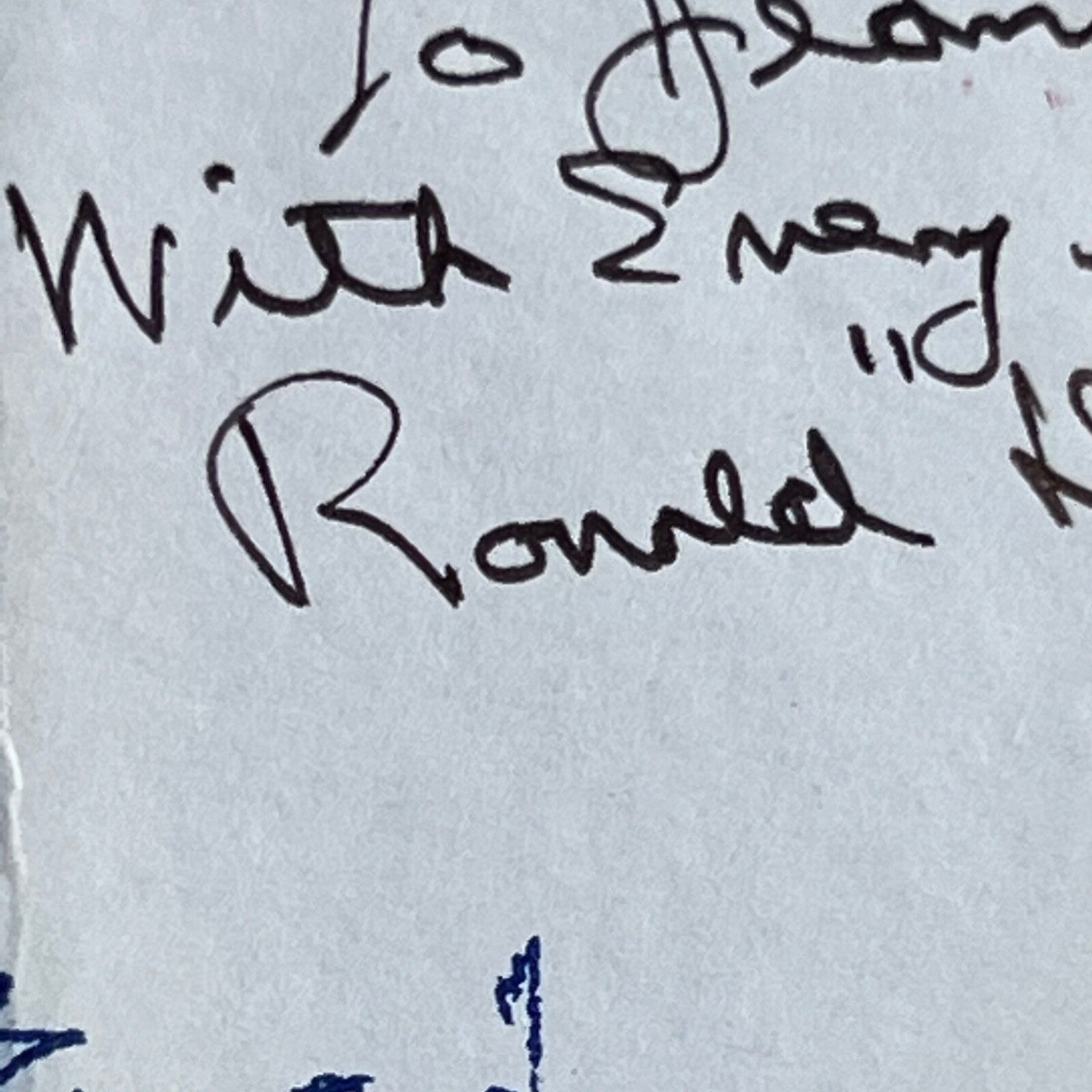 RONALD REAGAN * PSA * Autograph PRESIDENT'S MARINE BAND Program Signed