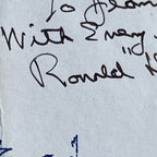 RONALD REAGAN * PSA * Autograph PRESIDENT'S MARINE BAND Program Signed