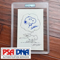 CHARLES M SCHULZ * PSA * Autograph SNOOPY Hand-Drawn MASHUP Signed + "B.C." Hart