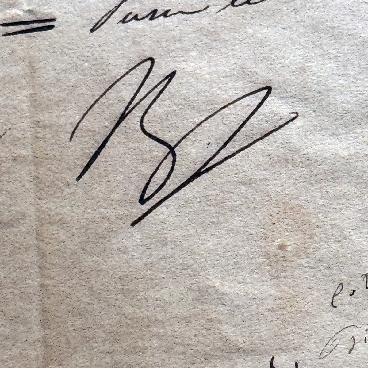 NAPOLEON BONAPARTE * PSA * Autograph Letter Signed During Hundred Days * 1815