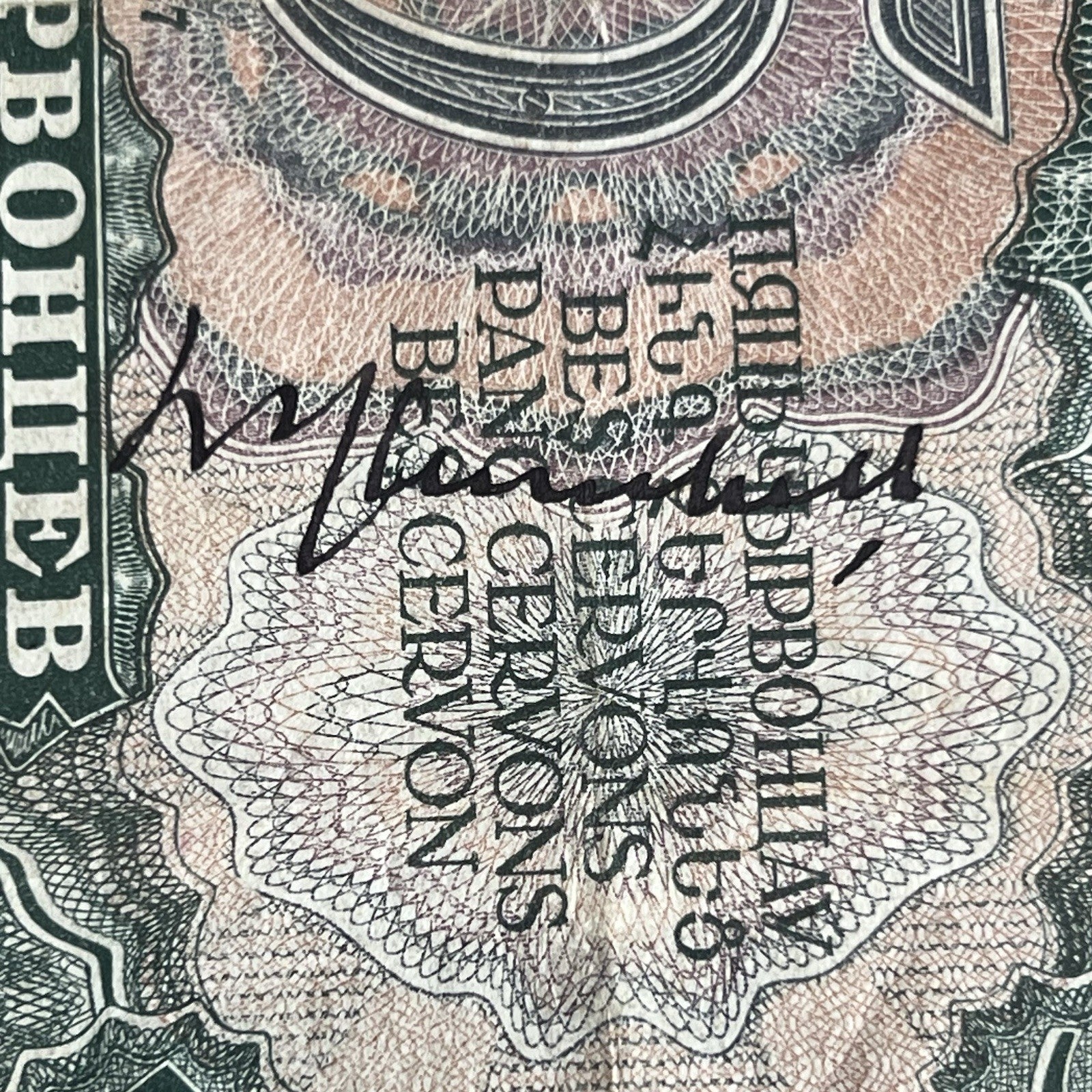 WINSTON S. CHURCHILL * Yalta Conference SIGNED RUSSIAN RUBLE Autograph PSA