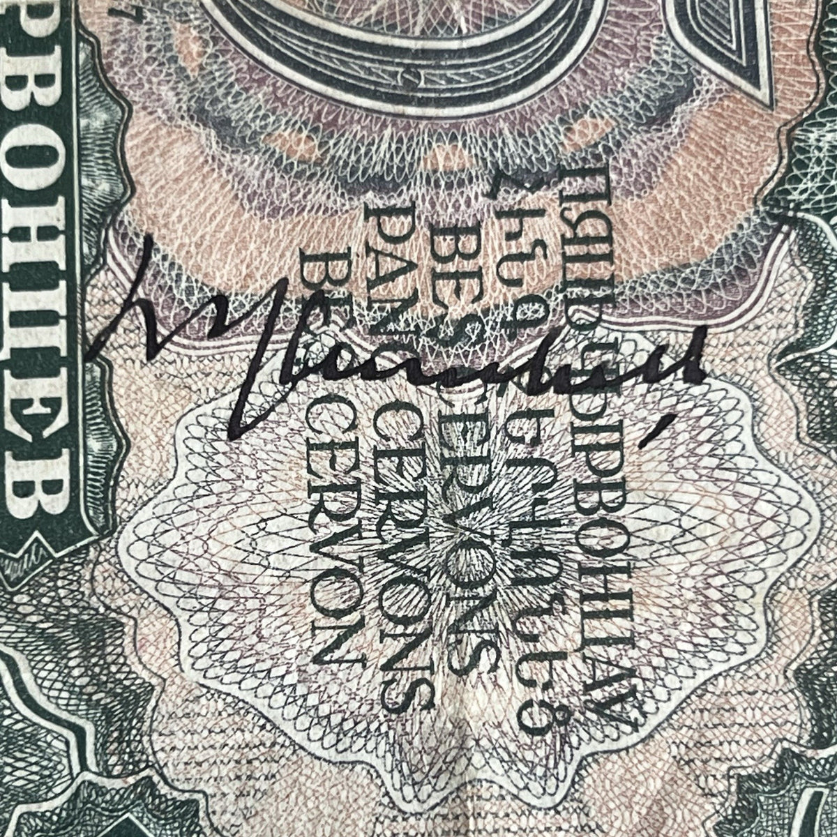 WINSTON S. CHURCHILL * Yalta Conference SIGNED RUSSIAN RUBLE Autograph PSA