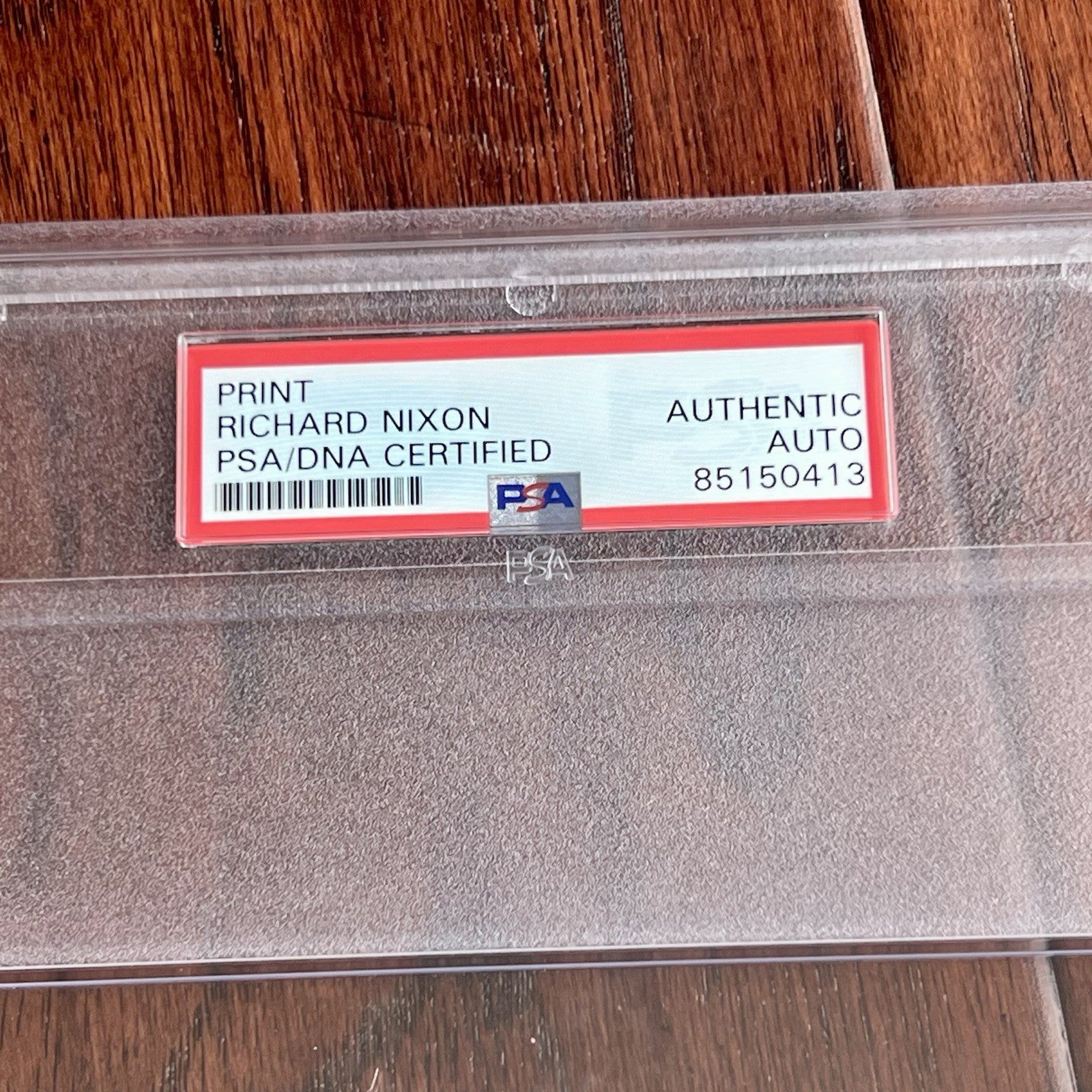 RICHARD NIXON * PSA * Autograph RESIGNATION SPEECH Signed Slab * President