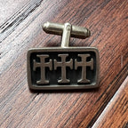 APOLLO 12 * LUNAR SURFACE FLOWN Cross Cufflinks * ALAN BEAN * MOON Autograph COA