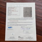 WOODROW WILSON  * JSA * Autograph PRINCETON Academic Schedule SIGNED 2x