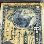 WINSTON S. CHURCHILL * Anthony Eden & Others 1943 SIGNED CURRENCY Autograph PSA