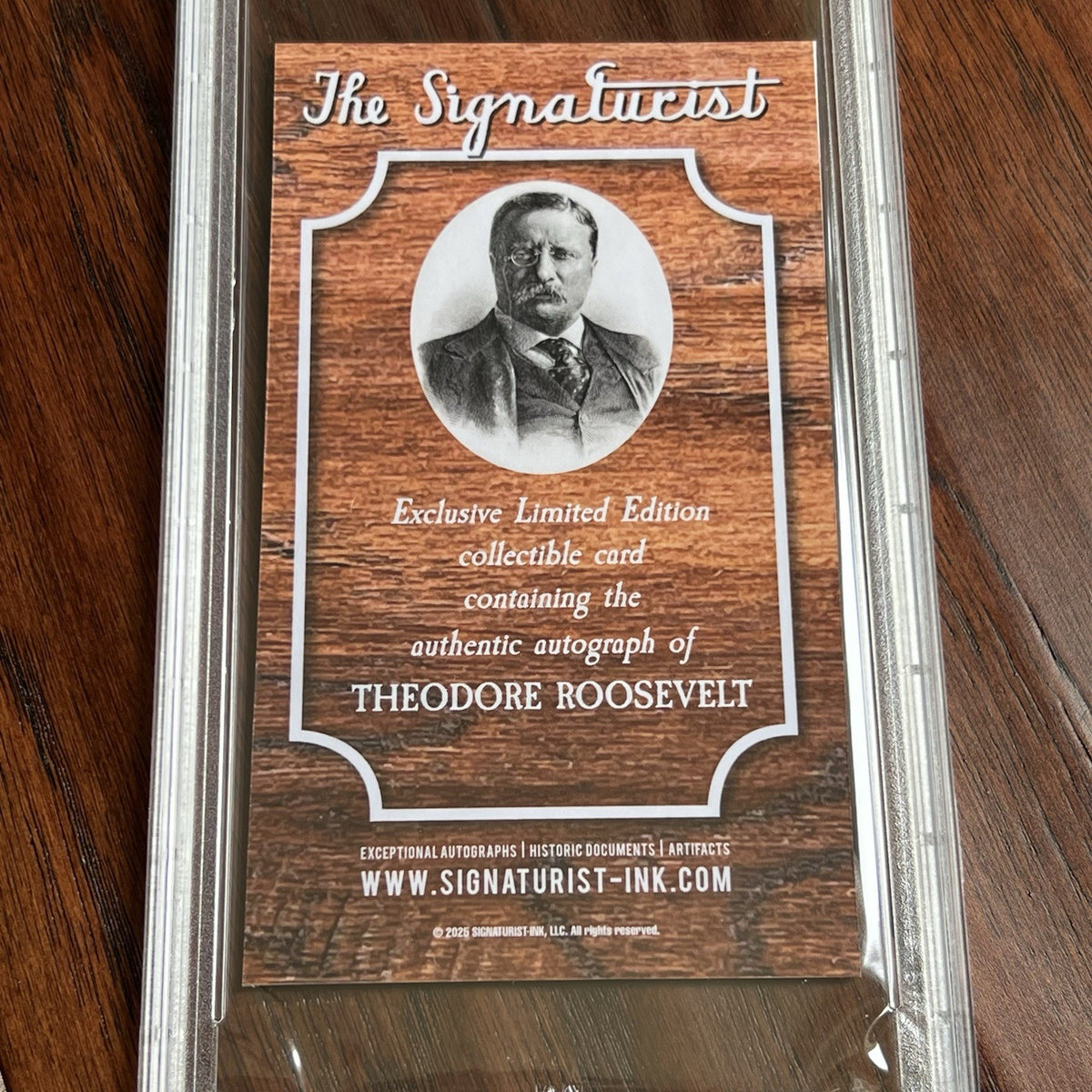 THEODORE ROOSEVELT * PSA * Autograph Cut Signature Rough Rider Card Signed Teddy