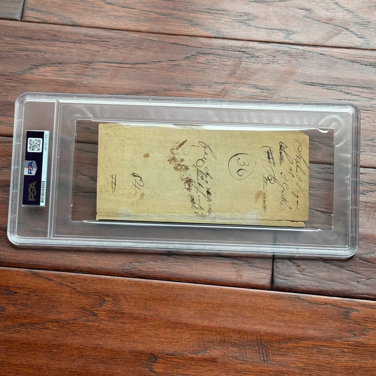ABRAHAM LINCOLN * PSA * Autograph Lengthy Handwritten Legal Case SIGNED