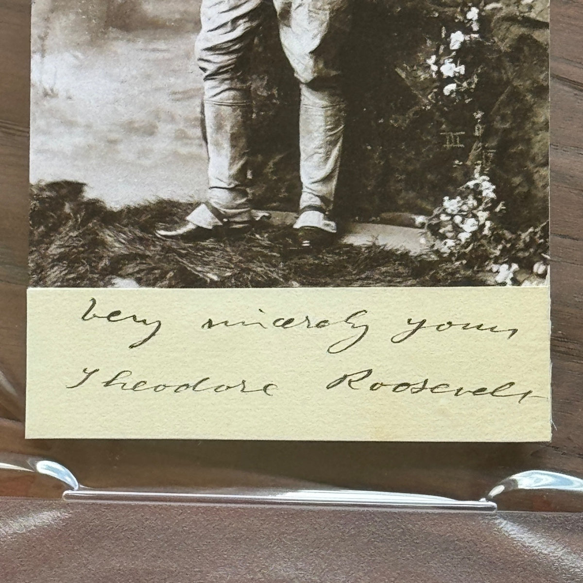 THEODORE ROOSEVELT * PSA * Autograph Cut FULL SIGNATURE Rough Rider Card Signed