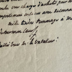 MARQUIS DE LAFAYETTE * PSA * Handwritten Autograph Note re: PRISON REFORM