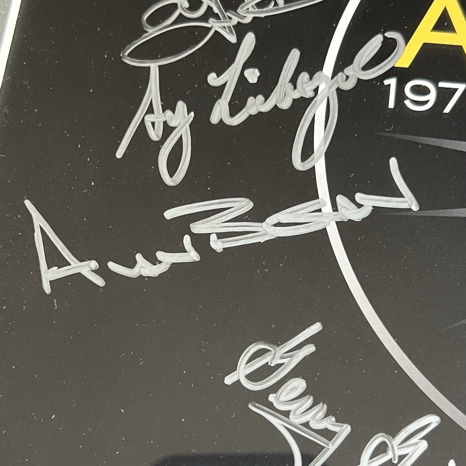 APOLLO 13 * PSA * James Lovell Autograph Signed Alan Bean Poster Kranz Haise