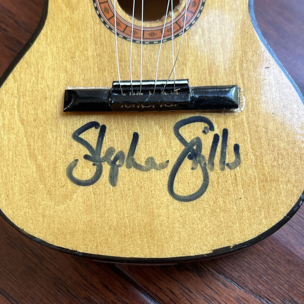 CROSBY STILLS NASH & YOUNG * PSA * Autograph MINI GUITARS Signed CSNY Neil David
