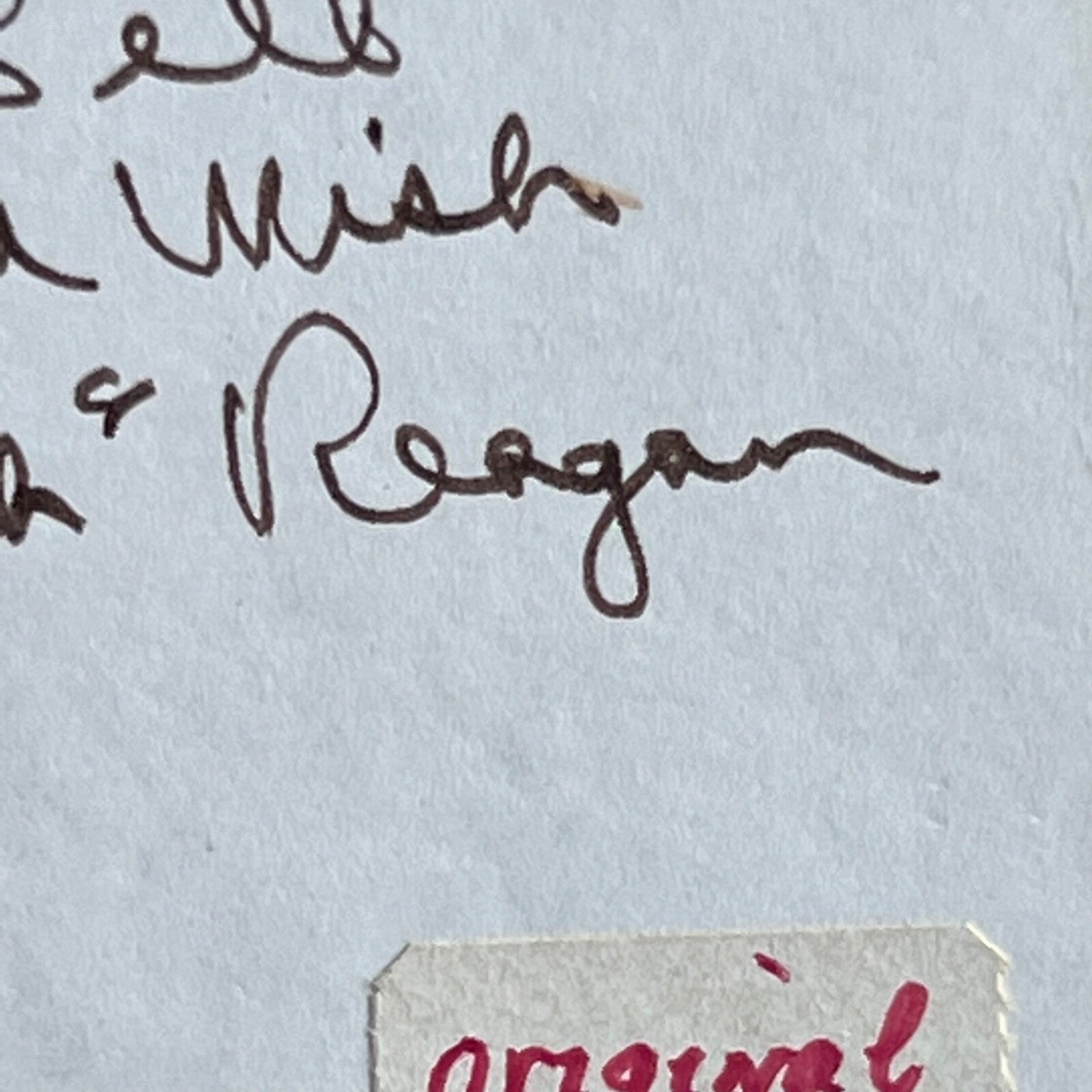 RONALD REAGAN * PSA * Autograph PRESIDENT'S MARINE BAND Program Signed