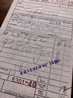 JACQUELINE KENNEDY * JSA * "Mrs. John F. Kennedy" Double (2x) AUTOGRAPH Receipt
