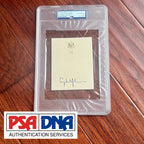 LYNDON B. JOHNSON * PSA/DNA * Autograph Bookplate Signed * LBJ President Seal