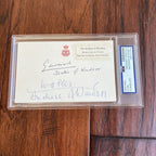 Edward VIII * PSA * Duke & Duchess of Windsor Autograph BUCKINGHAM PALACE Signed