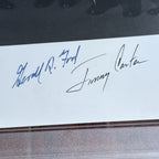 JIMMY CARTER & GERALD FORD * PSA * Autograph PRESIDENTS Photo SIGNED